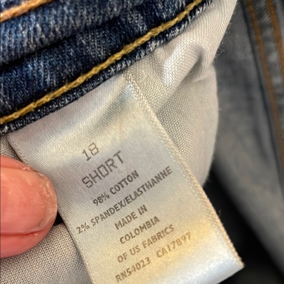 Old Navy Blue Flare Wide Leg Jeans - Picture 3 of 4